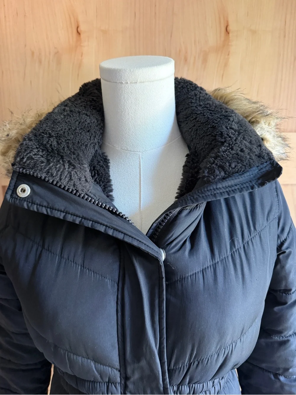 Abercrombie kids quilted winter puffer coat | size 9/10